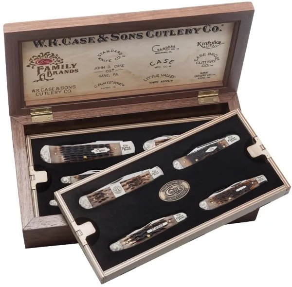 Case Set 10 Knives In Wooden Box Knives 11125