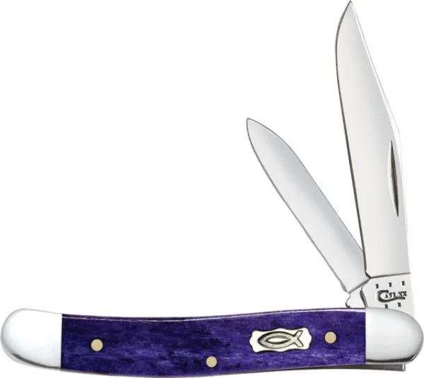 Case Sm Purp Bone Incthus Med Jack Knives 11132