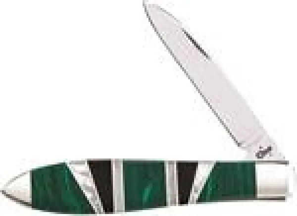Case Exotic Green Malachite Tear Drop (TBEX1028 SS) Knives 11151