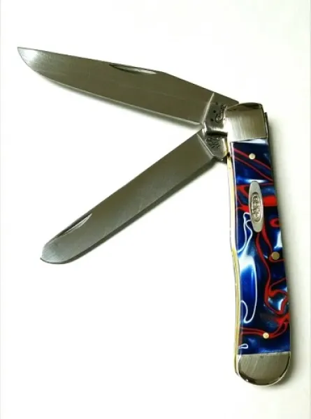 Case Patriotic Kirinite Trapper Knives 11200