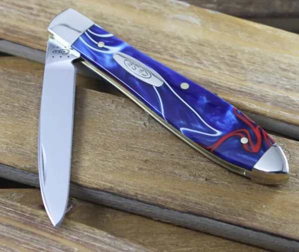 Case Patriotic Kirinite Tear Drop Knives 11203