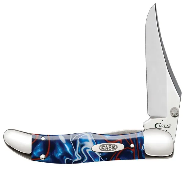 Case Kickstart® Assisted Opener - Smooth Patriotic Kirnite™ Mid-Folding Hunter w-Clip (101265AC SS) Knives 11216