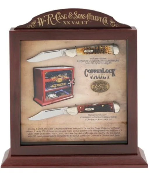 Case 2011 Xx Copperlock Vault Set Knives 11386