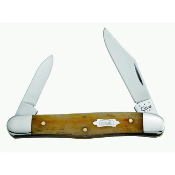Case Antique Sm Bone Half Whittler Knives 11391