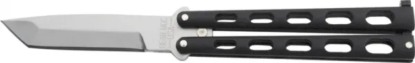 Bear & Son Black Butterly Knife 114AB