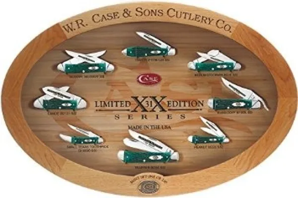 Case Lmted Xxxi Jade Bone Mint Set Knives 11660