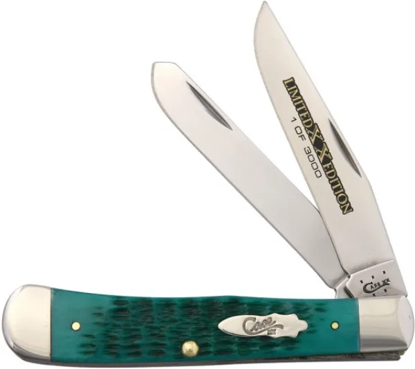 Case Lmt Ed Jade Bone Trapper Knives 11661