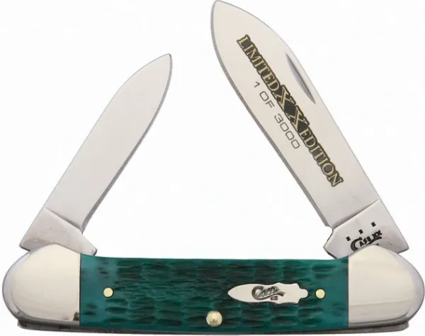 Case Lmt Ed Jade Bone Canoe Knives 11666