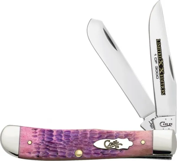 Case Limited XX Edition Series XXXII - Rogers Jig Cotton Candy Bone Trapper (6254 SS) Knives 11701