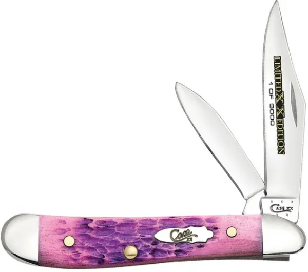 Case Limited XX Edition Series XXXII - Rogers Jig Cotton Candy Bone Peanut (6220 SS) Knives 11702