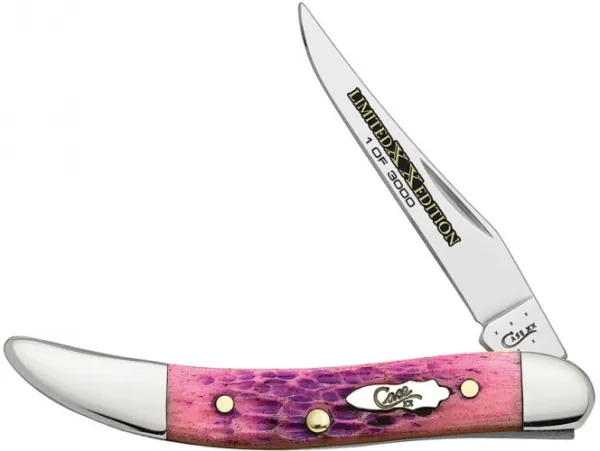 Case Limited XX Edition Series XXXII - Rogers Jig Cotton Candy Bone Small Texas Toothpick (610096 SS) Knives 11703