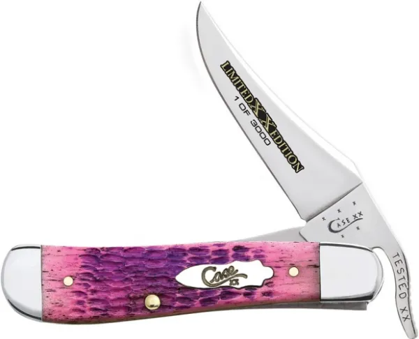 Case Limited XX Edition Series XXXII - Rogers Jig Cotton Candy Bone RussLock (61953L SS) Knives 11704
