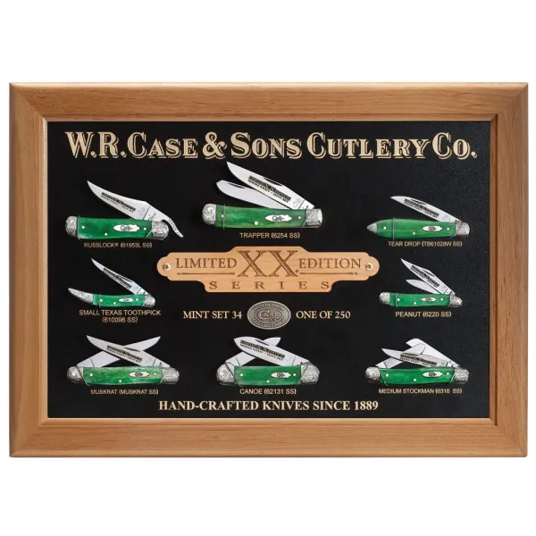 Case Lmt Ed Xxxiv Mint Set Knives 11760