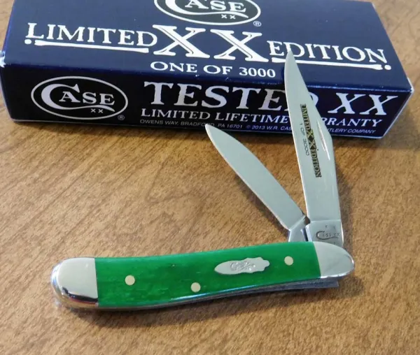 Case Lmt Ed Br Green Bn Peanut Knives 11762