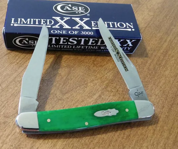 Case Lmt Ed Br Green Bn Muskrat Knives 11768