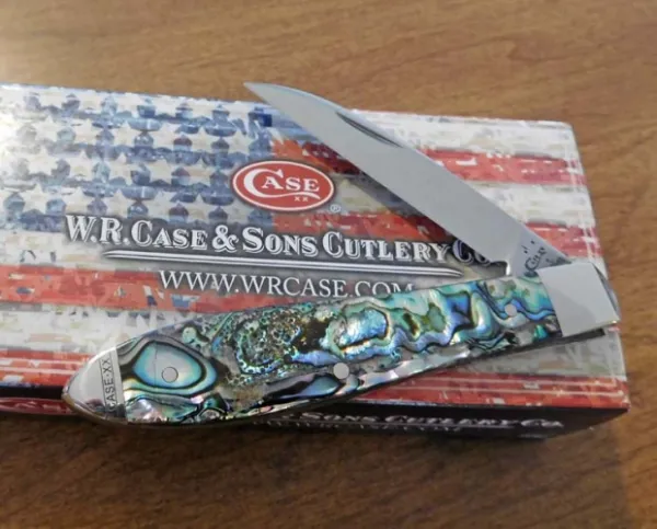 Case Abalone Tear Drop Knives 12016