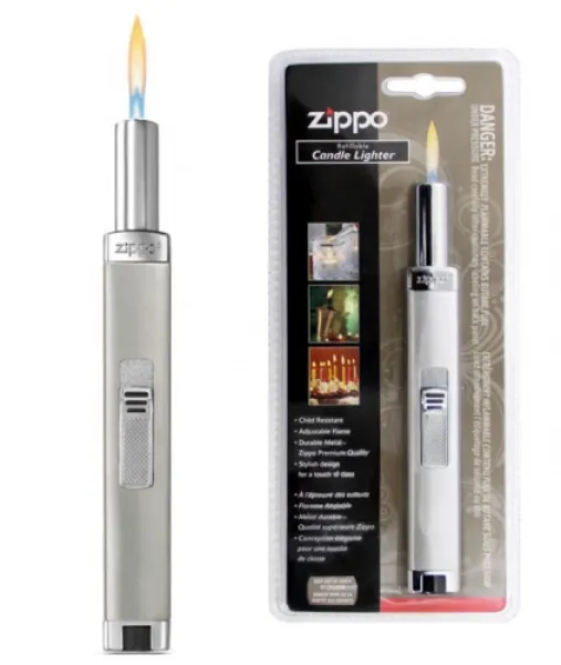 Zippo Mini Mpl Brushed Chrome lights 121175