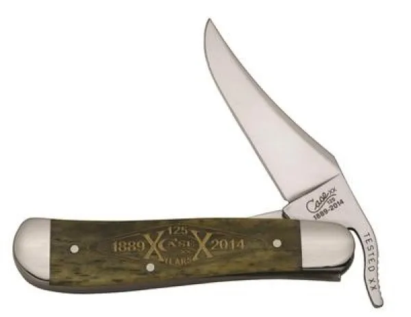 Case 125th Sm Olive Grn Russlock Knives 12250