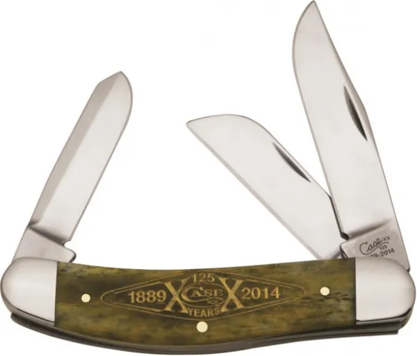 Case 125th Olive Green Sowbelly CA12252
