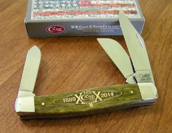 Case 125TH Smooth Olive Green Stockman CA12253