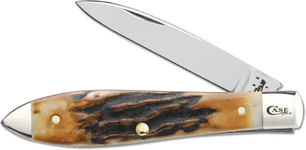 Case Prime Stag Teardrop Jack Knives 12395
