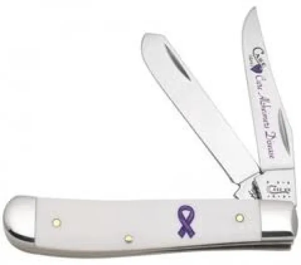 Case Cc Alzheimers Wht Mini Trap Knives 12403
