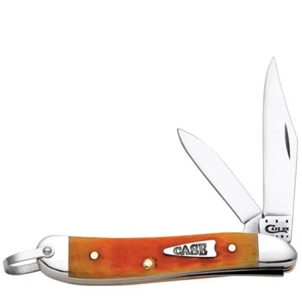 Case Peanut W Bail- Or Peel Bone Knives 12831