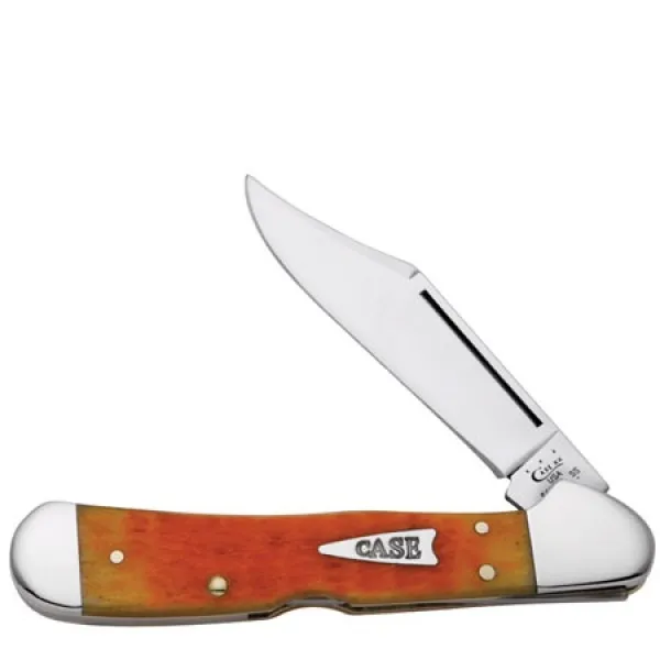 Case Copperlock Orange Peel Bone Knife 12833