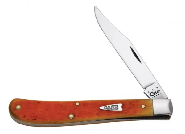 Case Slimline Trapper Org Peel Bone Knives 12839