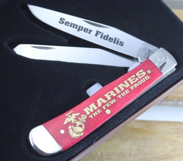 Case Marine Sm Rd Bone Gift Set Knives 13174