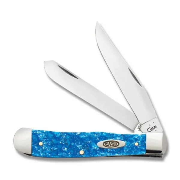 Case Blue Sparkle Kiriinte-trapper Knives 13530