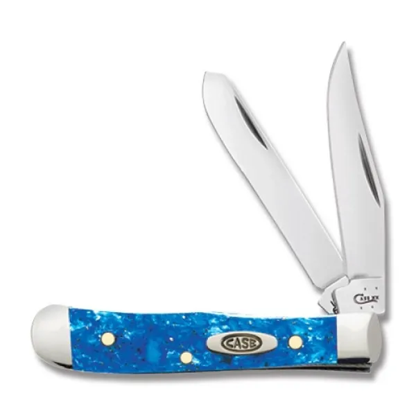 Case Blue Sparkle Kirinite - Tiny Trapper (102154 SS) Knives 13533