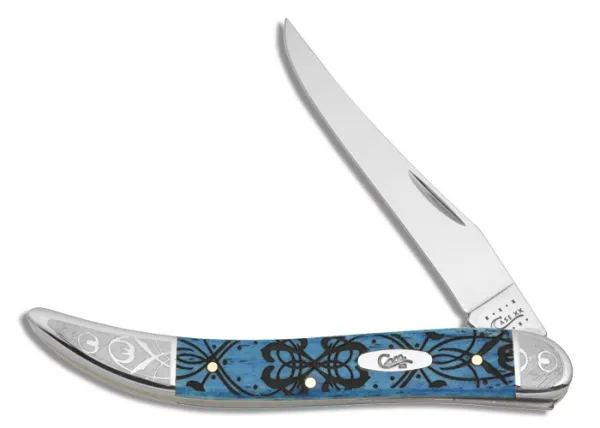 Case Kaleidoscope Blue Med Toothpic Knives 13585
