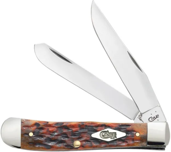 Case Harvest Moon Autumn Bn Trapper Knives 13630