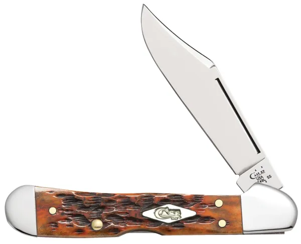 Case Hm Autumn Bn Mini Copperlock Knives 13631
