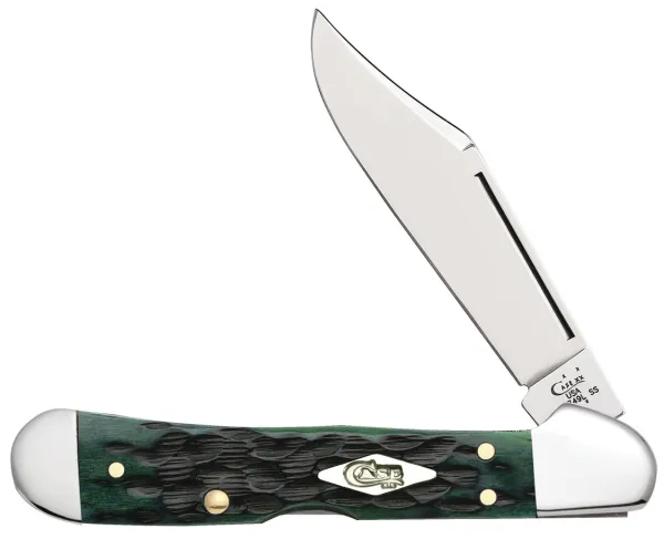 Case Hm Hunter Grn Mini Copperlock Knives 13634