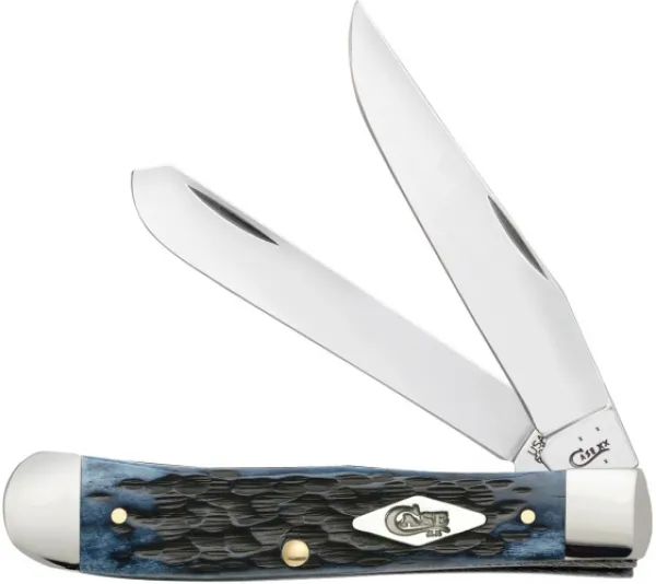 Case Harvest Mn Med Blu Trapper Knives 13636