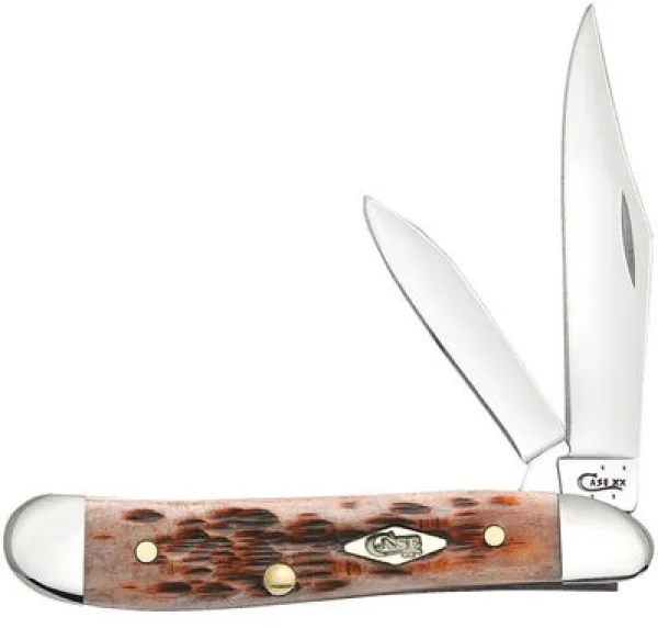 Case Harvst Moon Honey Brwn Peanut Knives 13641