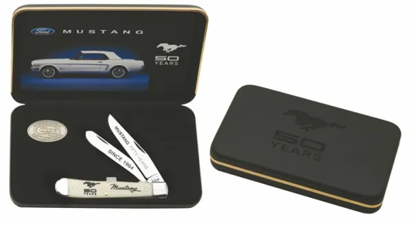 Case Mustang 50 Year Nat Sm Trap Knives 14300
