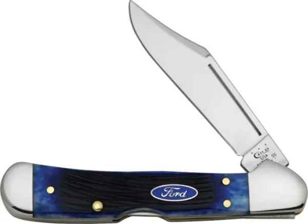 Case Ss Ford Blue Mini Copperlock Knives 14302