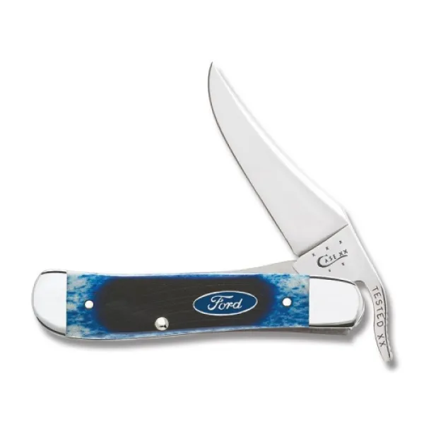 Case Ford Blue Russlock Knives 14310