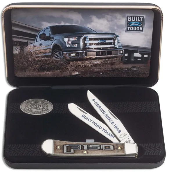 Case Ford F150 Sm Nat Bn Trapper Knives 14314
