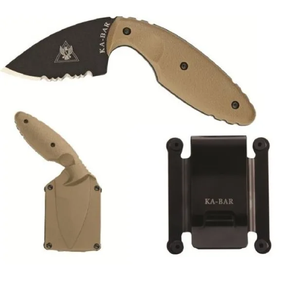 Ka-Bar Tdi-1-2 Serrated-coyote Brown knives 1477CB