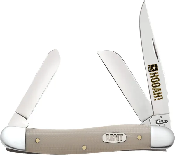 Case Us Army Tan G-10 Med Stockma Knives 15013
