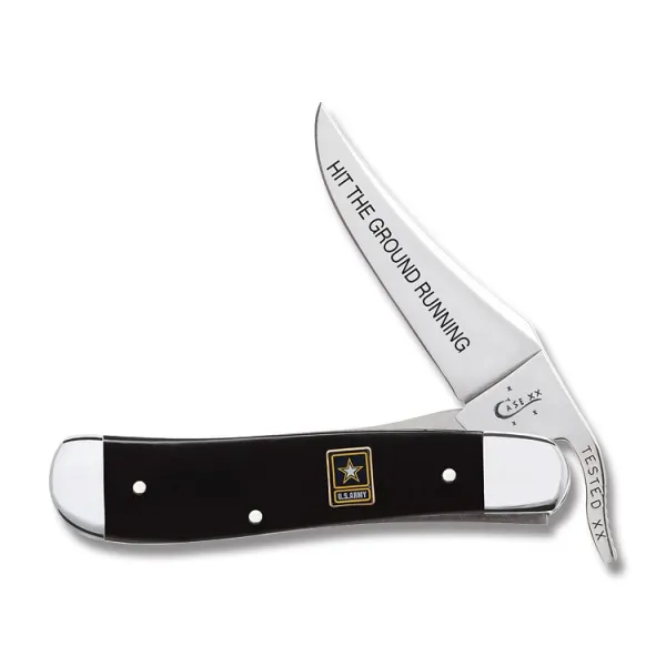 Case Army-sm Blk Synthetic Russlock Knives 15020