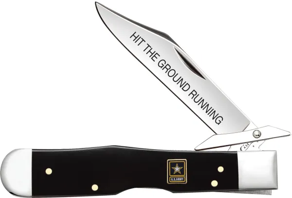 Case Army-sm Blk Synthetic Cheetah Knives 15022