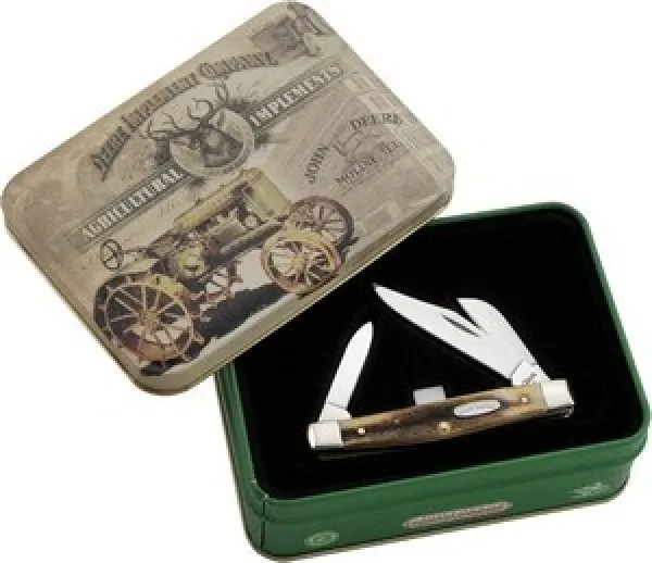 Case 5344ss Jd Stag Med Stkmn Set Knives 15712