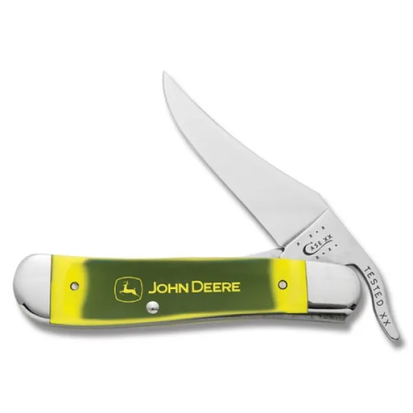 Case Jd Gr- Yellow Synth Russlock Knives 15719