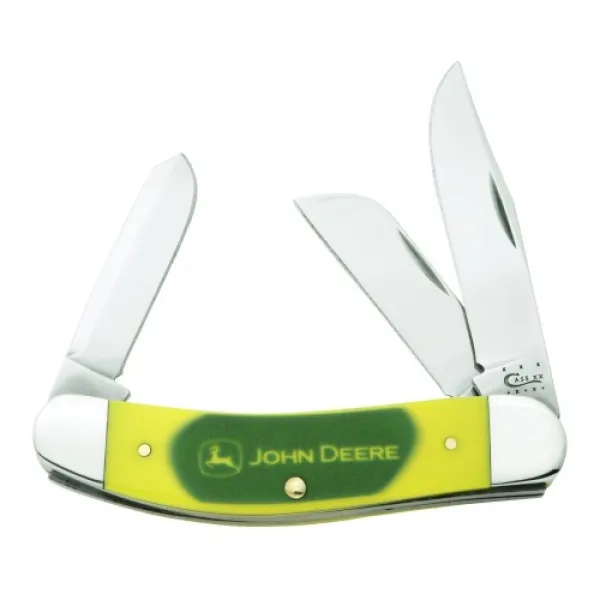 Case Jd Grn-yell Syn Sowbelly Knives 15725