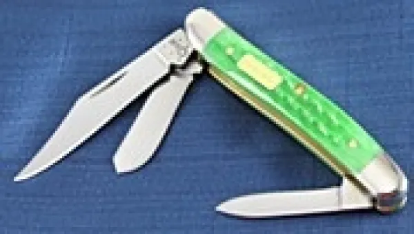 Case Jd Br Green Bone Med Stockman Knives 15746